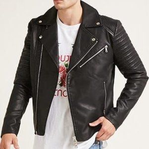 Faux leather jacket